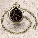 Montre à gousset à thème Harry Potter, style vintage