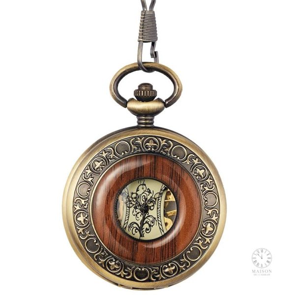 Design intemporel de montre à gousset mécanique