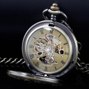 Montre gousset steampunk au design vintage