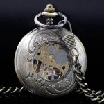 Accessoire steampunk, montre à gousset mécanique