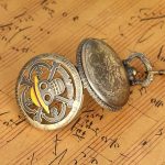 Montre gousset vintage en acier inoxydable