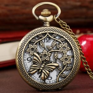 Montre à Gousset Papillon élégante et raffinée