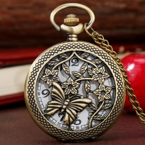 Montre à Gousset Papillon élégante et raffinée