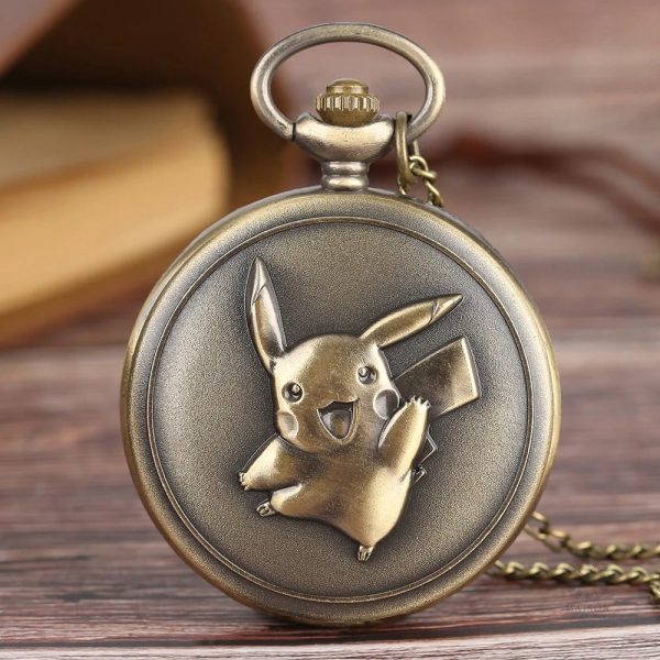 Montre à Gousset Pikachu, design kawaii et vintage