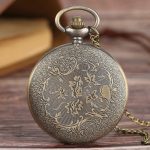 Montre gousset au design Pikachu, style rétro amusant