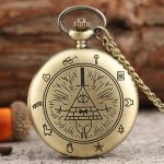 Montre à gousset quartz élégante et classique