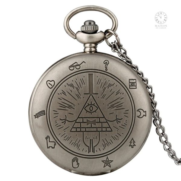 Montre à gousset classique au mécanisme quartz