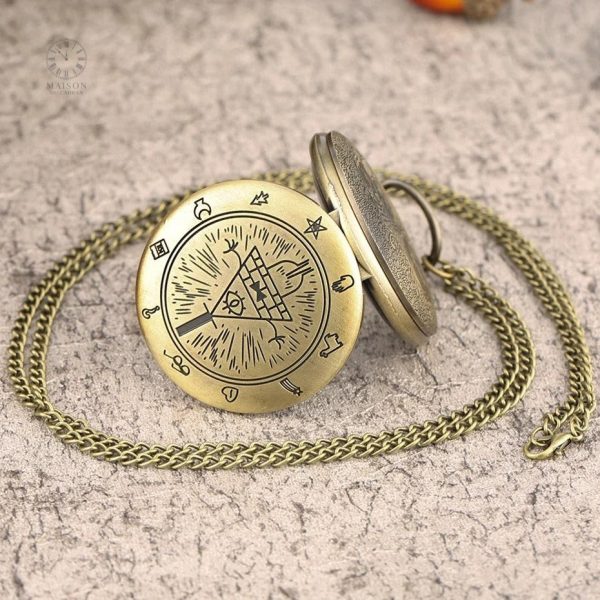 Montre gousset au design traditionnel en quartz
