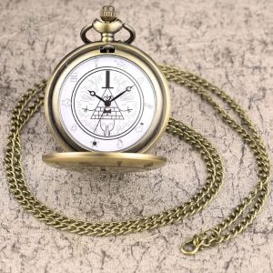 Montre à gousset quartz avec finition soignée