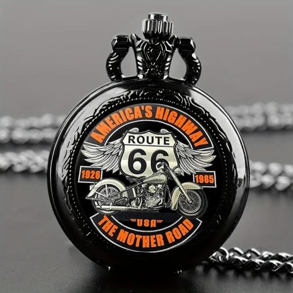 montre-a-gousset-route-66-1 Montre à Gousset Route 66 élégante et vintage
