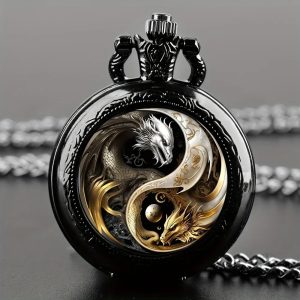 Montre à Gousset Royal en acier et verre, élégante et classique