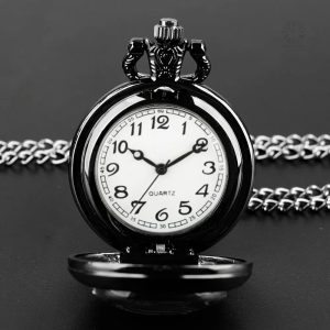 Montre à Gousset Royal avec chaîne, style raffiné et sophistiqué