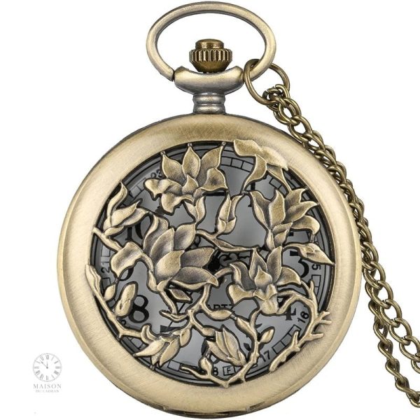 Montre gousset avec finition soignée et détails raffinés
