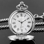 Montre de Poche élégante en acier inoxydable