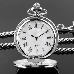 Montre de Poche élégante en acier inoxydable