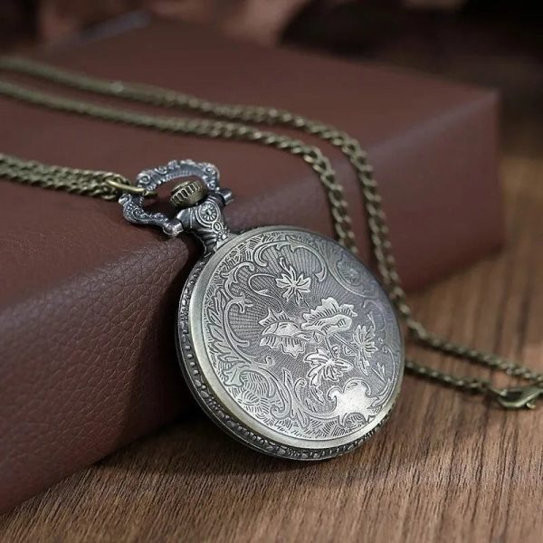Accessoire vintage : montre de poche fleurs