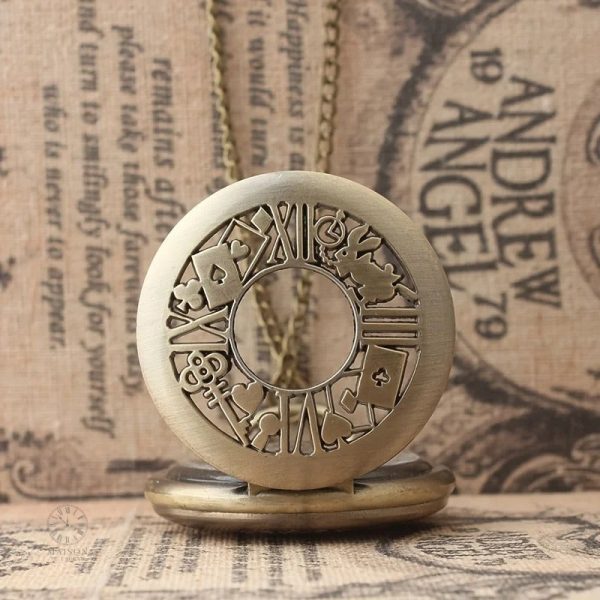 Accessoire unique : montre gousset Alice, style vintage