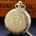 Montre de poche argent avec chaîne