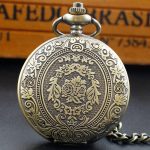 Design raffiné de montre gousset argent