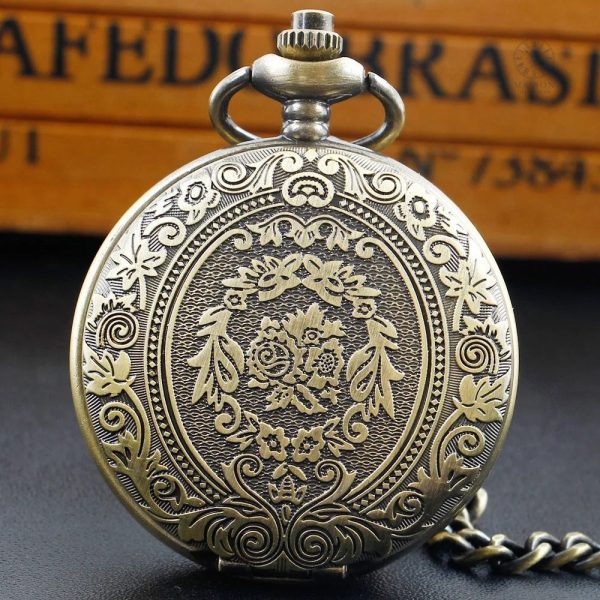 Design raffiné de montre gousset argent