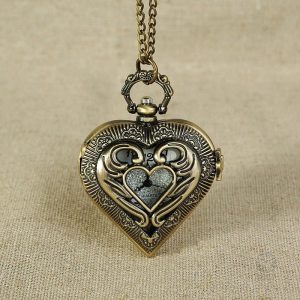 Montre Gousset Coeur élégante et unique