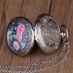 Design féminin de montre gousset, touche rétro