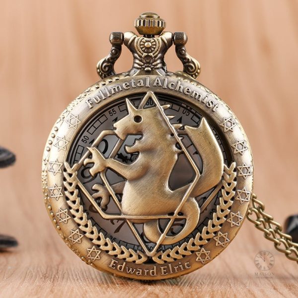 montre-gousset-fullmetal-alchemist-1 Montre Gousset Fullmetal Alchemist, design unique et stylé