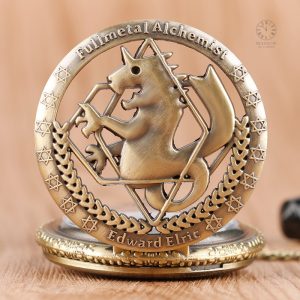 Montre gousset inspirée de Fullmetal Alchemist, élégance intemporelle