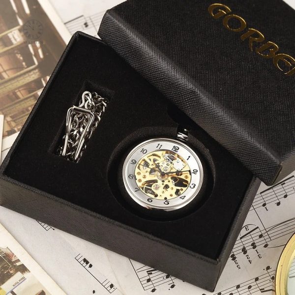 Montre Gousset au mouvement mécanique en argent
