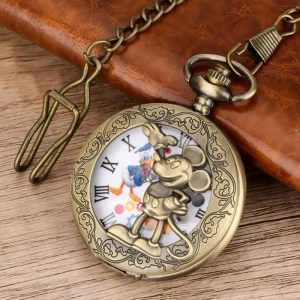 Montre gousset avec design Mickey Mouse