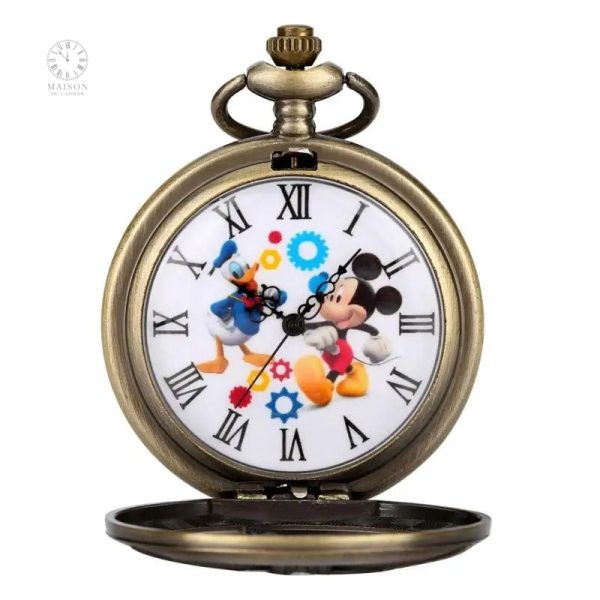 Montre gousset Mickey pour les fans de Disney