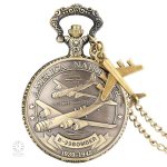 Élégante Montre Gousset au look militaire
