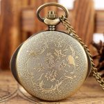 Montre gousset avec motif œil distinctif
