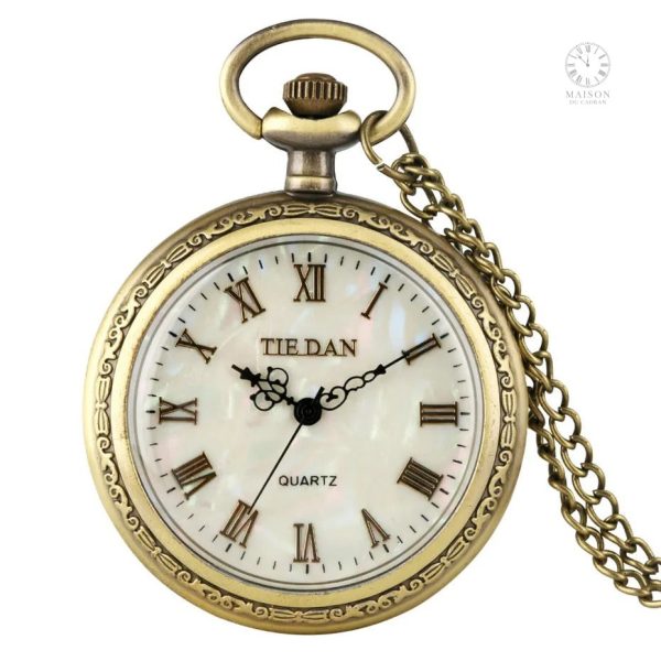 Montre gousset or avec design intemporel