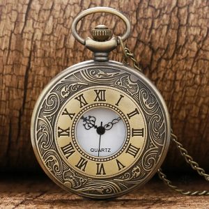 Montre Gousset Chiffres Romains élégante et classique