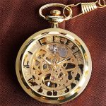 Montre Gousset Squelette raffinée