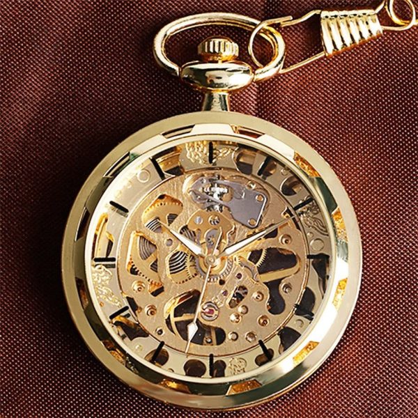Montre Gousset Squelette raffinée