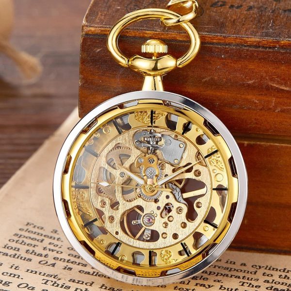 Montre Gousset avec détail squelettique