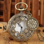 Montre Gousset Steampunk élégante et vintage