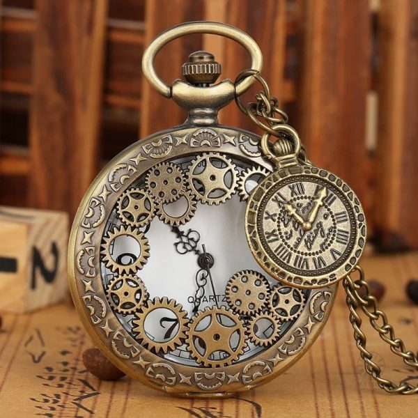montre-gousset-steampunk-1 Montre Gousset Steampunk élégante et vintage