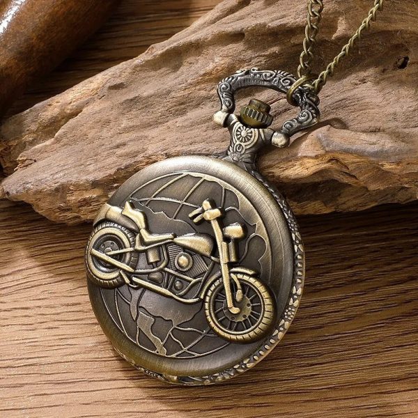 Montre de poche vintage avec chaîne