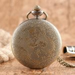 Montre gousset en bronze au style vintage