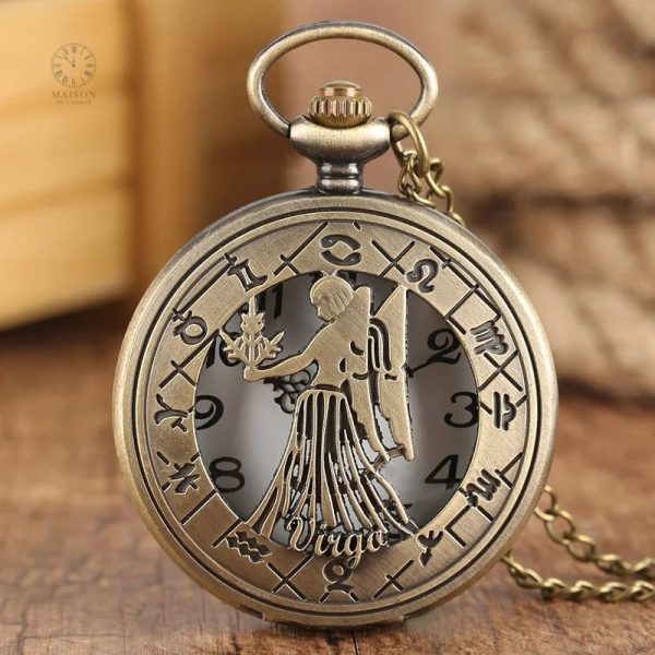 Montre Gousset inspirée du Zodiaque pour collectionneurs