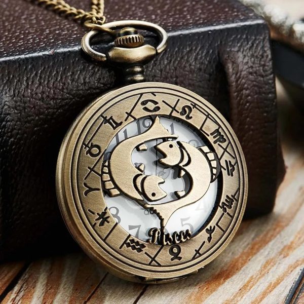 Détails raffinés de la Montre Gousset Zodiaque