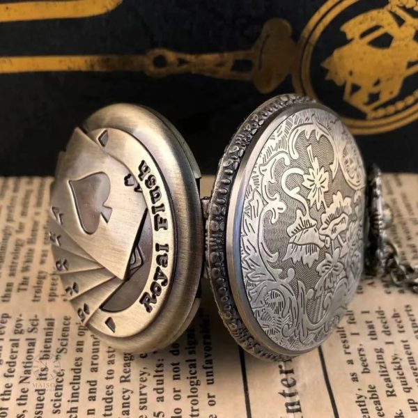Montre à gousset pour homme, style vintage