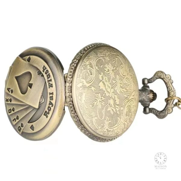 Montre de poche pour homme, style rétro sophistiqué