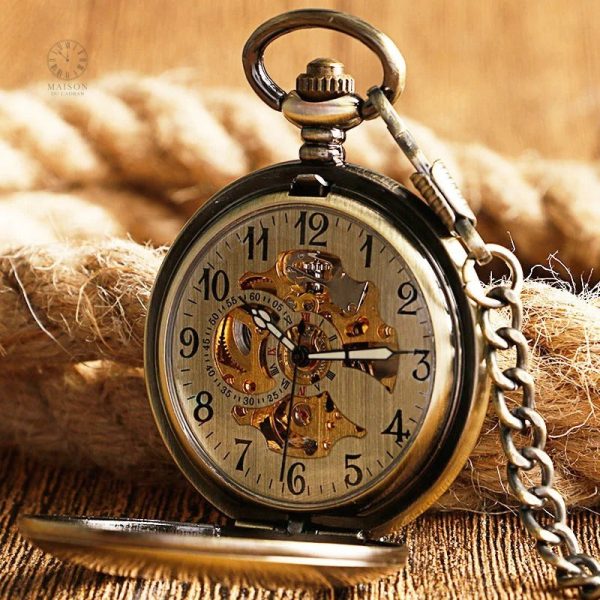 Montre Gousset mécanique avec boîtier vintage