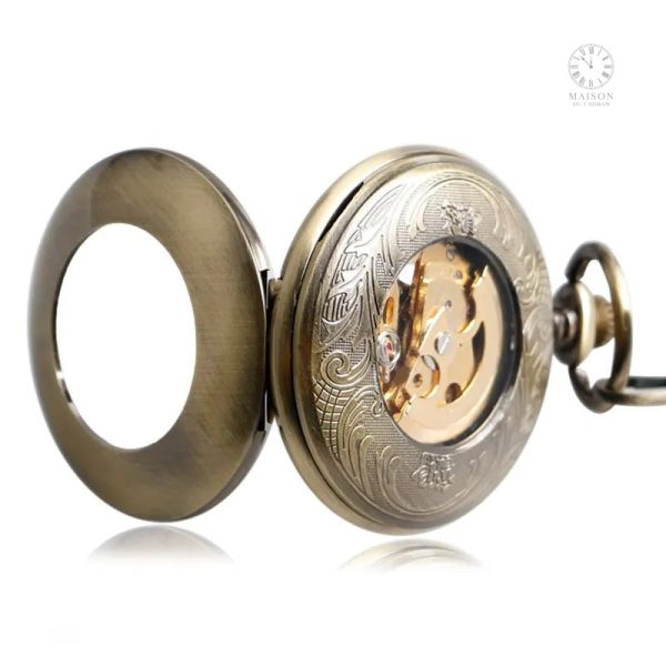 Élégante montre de poche mécanique pour collectionneurs