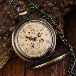 Montre gousset en bois, style raffiné