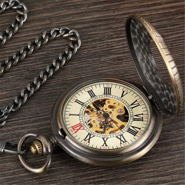 Montre de poche mécanique élégante
